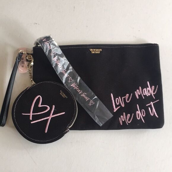 Victoria’s Secret Large Wristlet and Small Pouch - Picture 1 of 11